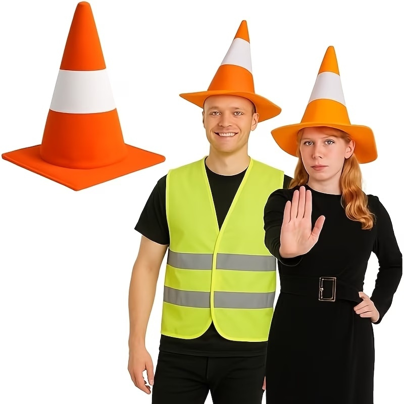 Party Hat Cone - Składany kapelusz w kształcie stożka drogowego,