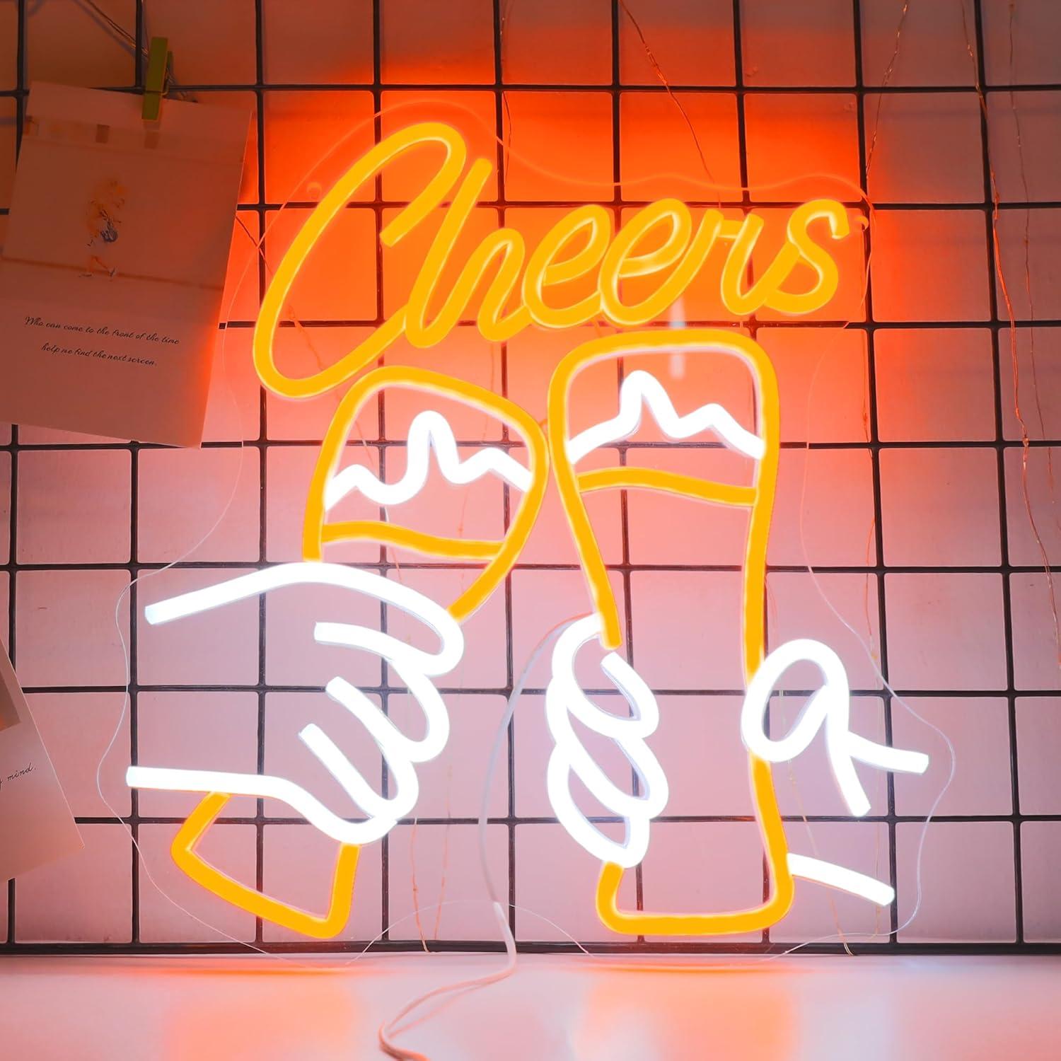 Neon Sign Party - Neonowy Znak LED z Efektem Cocktailu,