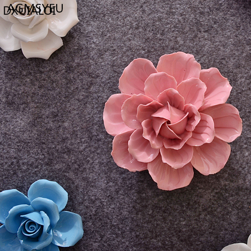 1 szt. Ceramiczne naklejki ści – Flower Wall Panel recenzja i cena