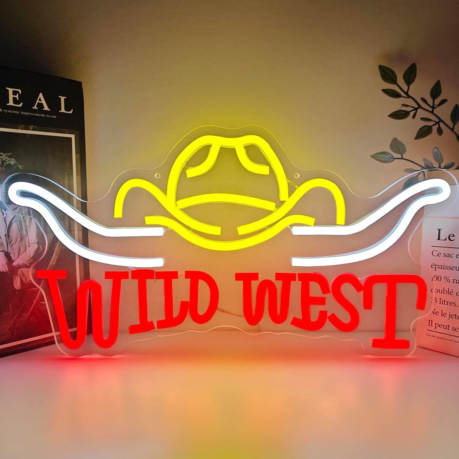 Neonowa tabliczka w stylu kowb – Neon Sign Party recenzja i cena