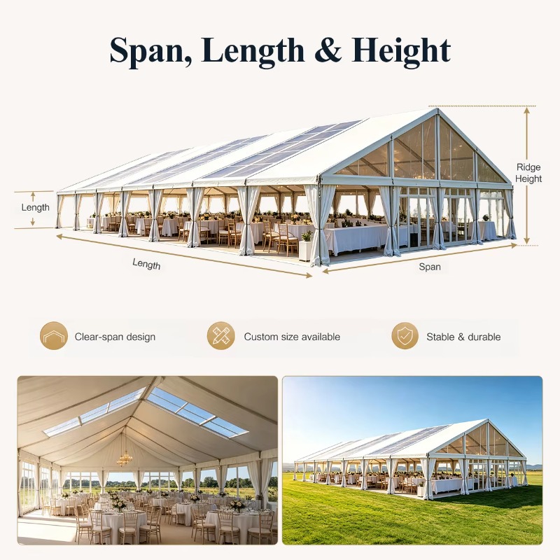 Konfigurowalny aluminiowy nami – Event & Party Supply recenzja i cena
