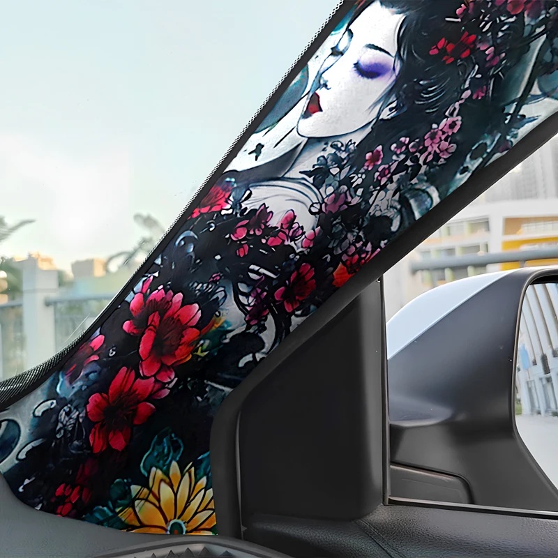 2 szt. Japońska naklejka winyl – Flower Wall Panel recenzja i cena