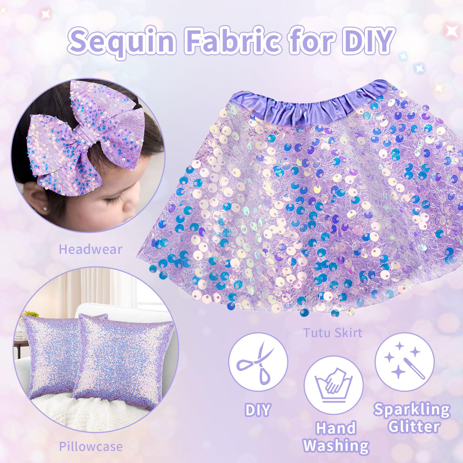 Tkanina cekinowa, opalizująca  – Glitter Tablecloth recenzja i cena