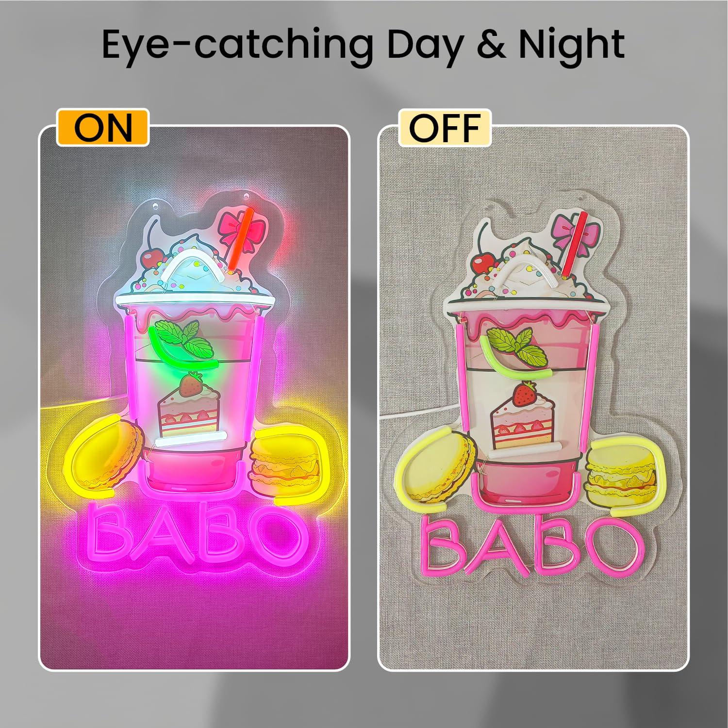 Neonowa tablica z motywem boba – Neon Sign Party recenzja i cena