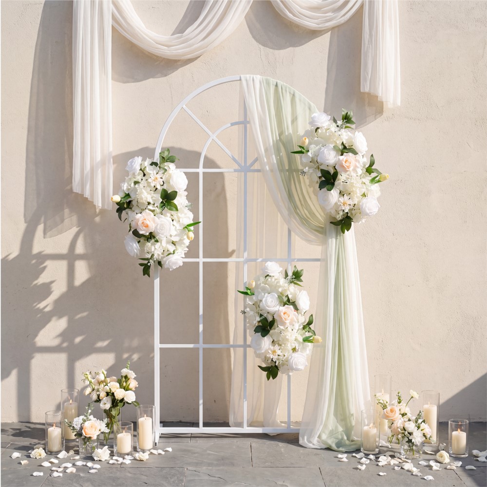 Uflower Róża Zielona Girlanda  – Flower Wall Panel recenzja i cena