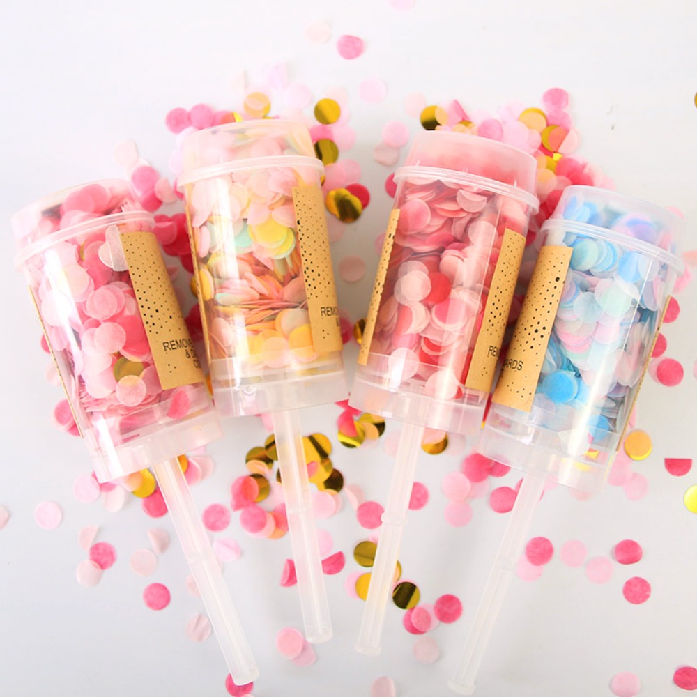 Kolorowe Pastelowe Dekoracje n – Confetti Cannon Tube recenzja i cena